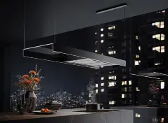 Островная вытяжка FALMEC LIGHT ISOLA 180 1800 мм Сатинированный чёрный