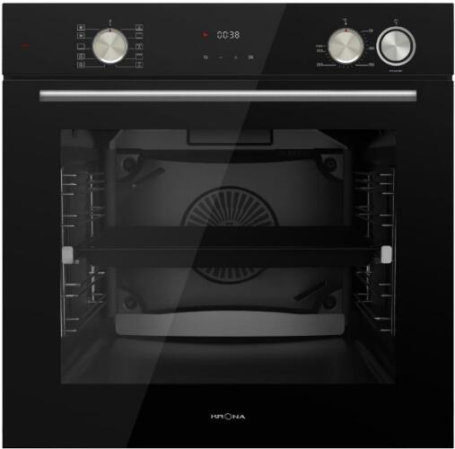Электрический духовой шкаф с паром KRONA NEBULA steam 60 BL