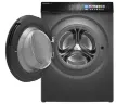 Стиральная машина с инвертором и паром MEFERI MFW101216GR COMFORT отдельностоящая серая, загрузка 10 кг, с возможностью установки в колонну, с сенсорным управлением