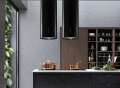 Островная вытяжка FALMEC POLAR EVO ISOLA BLACK 35