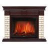 Каминокомплект Firelight Bricks 25 с очагом Electrolux EFP/P-2520LS камень бежевый/шпон темный дуб