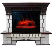 Каминокомплект Interflame Экстер махагон под очаг Panoramic 25-30 LED FX 3D
