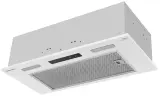 Вытяжка кухонная MEFERI INBOX60WH SENSOR COMFORT, 60 см, встраиваемая, белая, производительность 950 м3/ч, 3 скорости, низкий уровень шума, режимы отвод и рециркуляция, сенсорное управление, пульт дистанционного управления, гарантия 3 года