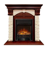 Каминокомплект Royal Flame Dublin (Разборный) с очагом Fobos FX M Black RC орех каньон/сланец