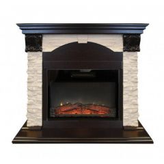 Каминокомплект RealFlame Dublin ROCK STD/EUG/24 AO с очагом Kendal 24