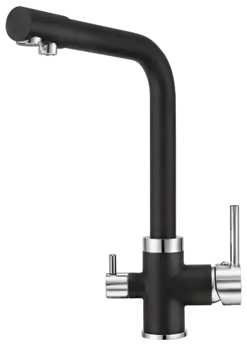 Кухонный смеситель GEOS DEEP BLACK