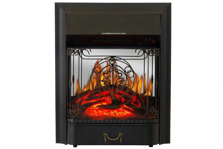 Каминокомплект Royal Flame Dublin с очагом Majestic FX M Brass орех каньон