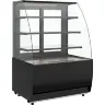 Витрина кондитерская Carboma K70 VV 1,3-1 STANDARD, версия 2.0, 9005, холодильная