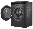 Стиральная машина с инвертором и паром MEFERI MFW121416GR COMFORT PLUS отдельностоящая серая, загрузка 12 кг, с сенсорным управлением