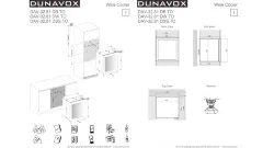 Винный шкаф Dunavox DAV-32.81DB.TO