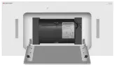 Вытяжка кухонная MEFERI INBOX60WH GLASS COMFORT, 60 см, встраиваемая, белая, стекло, производительность 950 м3/ч, 3 скорости, низкий уровень шума, режимы отвод и рециркуляция, пульт дистанционного управления, гарантия 3 года