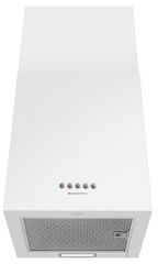 Кубическая вытяжка кухонная MEFERI ROOMBOX40WH COMFORT, пристенная, 40 см, белая, квадратная, производительность 1100 м3/ч, 3 скорости, низкий уровень шума, режимы отвод и рециркуляция, гарантия 3 года