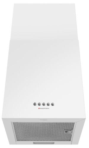 Кубическая вытяжка кухонная MEFERI ROOMBOX40WH COMFORT, пристенная, 40 см, белая, квадратная, производительность 1100 м3/ч, 3 скорости, низкий уровень шума, режимы отвод и рециркуляция, гарантия 3 года
