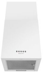 Кубическая вытяжка кухонная MEFERI ROOMBOX40WH COMFORT, пристенная, 40 см, белая, квадратная, производительность 1100 м3/ч, 3 скорости, низкий уровень шума, режимы отвод и рециркуляция, гарантия 3 года