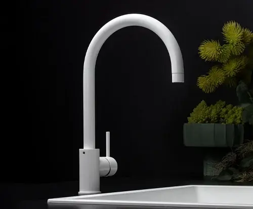 Смеситель ISEO ROUND WHITE