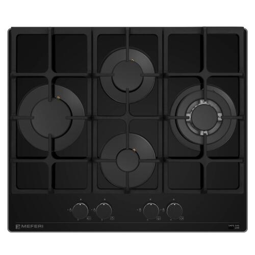 Варочная панель газовая MEFERI MGH604BK GLASS ULTRA