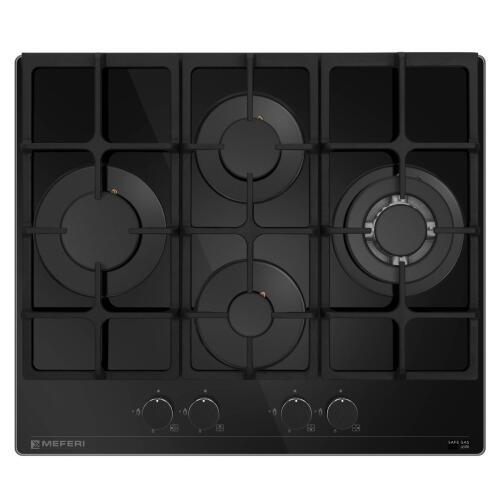 Варочная панель газовая MEFERI MGH604BK GLASS ULTRA