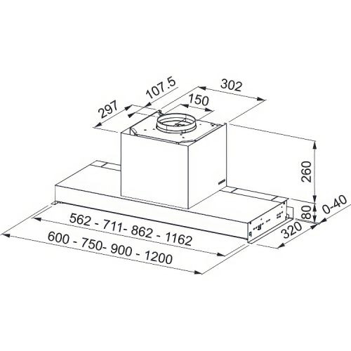 Вытяжка Franke FSTS DRIP-FREE 90 X 305.0702.607