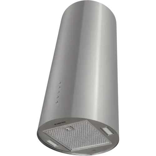 Вытяжка кухонная цилиндрическая настенная MEFERI TUBE35IX ULTRA, 35 см, серая, производительность 1200 м3/ч, 3 скорости, низкий уровень шума, режимы отвод и рециркуляция, гарантия 3 года