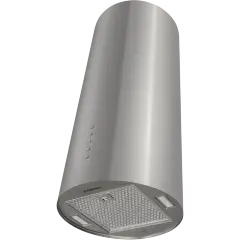 Вытяжка кухонная цилиндрическая настенная MEFERI TUBE35IX ULTRA, 35 см, серая, производительность 1200 м3/ч, 3 скорости, низкий уровень шума, режимы отвод и рециркуляция, гарантия 3 года