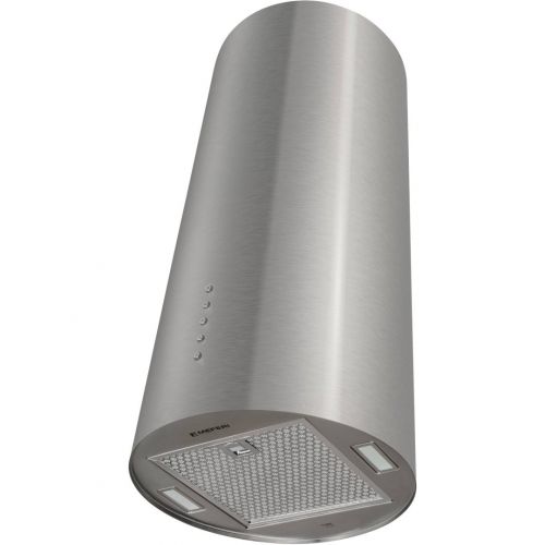 Вытяжка кухонная цилиндрическая настенная MEFERI TUBE35IX ULTRA, 35 см, серая, производительность 1200 м3/ч, 3 скорости, низкий уровень шума, режимы отвод и рециркуляция, гарантия 3 года