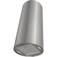Вытяжка кухонная цилиндрическая настенная MEFERI TUBE35IX ULTRA, 35 см, серая, производительность 1200 м3/ч, 3 скорости, низкий уровень шума, режимы отвод и рециркуляция, гарантия 3 года