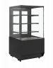 Витрина кондитерская Carboma KC70 VM 0,9-1 LIGHT, версия 2.0, 9005, холодильная