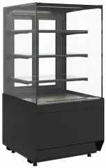 Витрина кондитерская Carboma KC70 VM 0,9-1 LIGHT, версия 2.0, 9005, холодильная