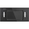 Вытяжка кухонная MEFERI INBOX60BK GLASS ULTRA, 60 см, встраиваемая, черная, стекло, производительность 900 м3/ч, 3 скорости, низкий уровень шума, режимы отвод и рециркуляция, гарантия 3 года