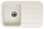 Кухонная мойка LIRA 1B1D WHITE