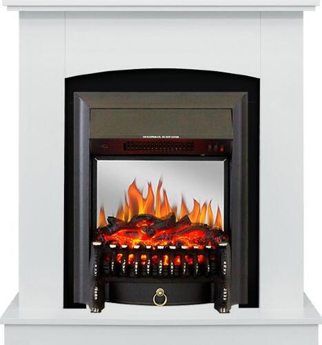 Каминокомплект Royal Flame Barcelona Белый c очагом Fobos FX M Black