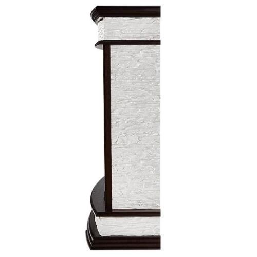 Каминокомплект Firelight Scala Classic с очагом Electrolux EFP/P-1020LS сланец скалистый белый/шпон тёмный дуб