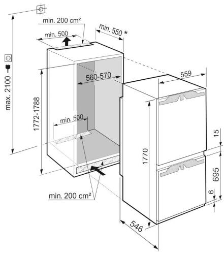 Встраиваемый холодильник Liebherr ICNf 5103 Pure