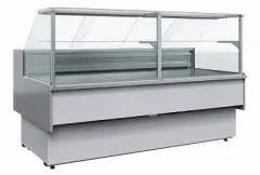 Витрина среднетемпературная Carboma GC110 SM 2,0-1, с боковинами, 0011-9006, холодильная