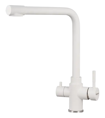Кухонный смеситель Geo KG2385CR WHITE ALABAS.