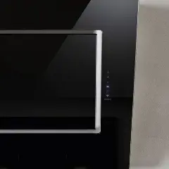 Черная настенная вытяжка FALMEC QUASAR GLASS BLACK 60 см со стеклом