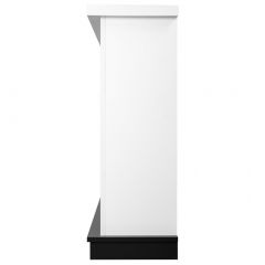 Каминокомплект Firelight Canto Long с очагом Electrolux Infinity EFP/P-1600ULS белый/черный