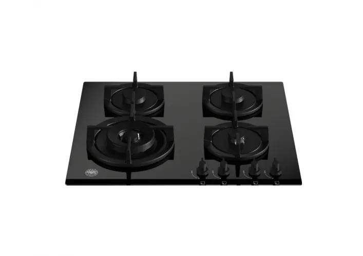 Встраиваемая газовая варочная панель Bertazzoni на стекле, конфорка wok, 60 см