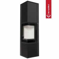 Печь Kratki PRO TORA/L 8 кВт Nero Assoluto
