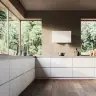 Белая настенная вытяжка FALMEC COVER 85 GLASS WHITE 850 мм