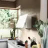 Белая настенная вытяжка FALMEC COVER 85 GLASS WHITE 850 мм
