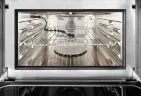 Компактный электрический духовой шкаф Ultracombi 3 в 1 (конвекция, пар, микроволны) ILVE 645STCHSW/BK
