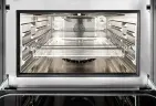 Компактный электрический духовой шкаф Ultracombi 3 в 1 (конвекция, пар, микроволны) ILVE 645STCHSW/BK
