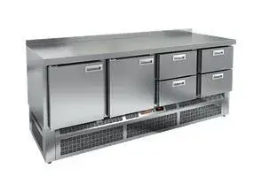 Стол холодильный HICOLD GNE 1122/TN О, без борта
