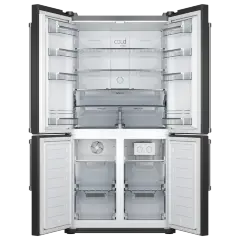 Холодильник отдельностоящий NMFV 18591 BK Silver