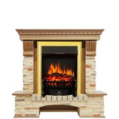 Каминокомплект Royal Flame Pierre Luxe сланец с очагом Fobos FX Brass