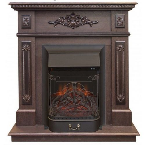 Каминокомплект RealFlame Lilian STD/EUG DN с очагом Majestic Lux Black S