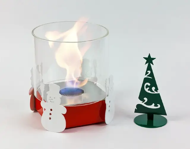 Настольный биокамин Lux Fire Новогодний М