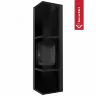 Печь Kratki PRO TORA/L 8 кВт, чёрное стекло