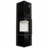 Печь Kratki PRO TORA/L 8 кВт, чёрное стекло